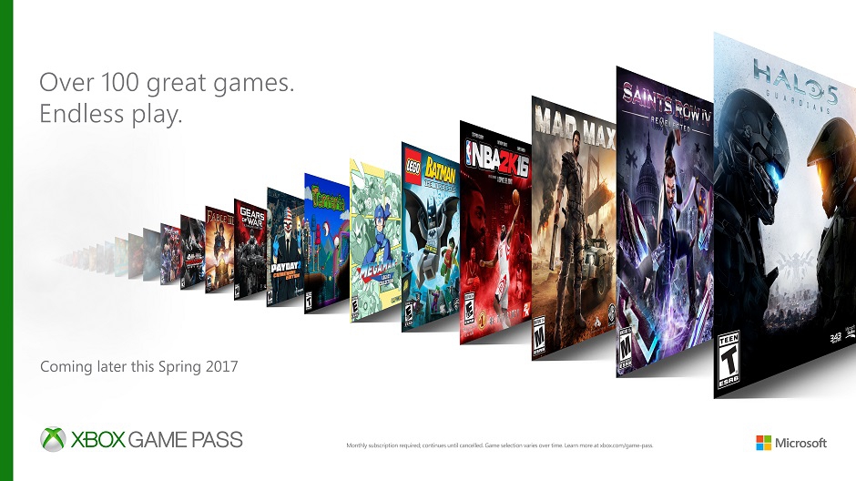 خدمة Xbox Game Pass تتجاوز 180 لعبة