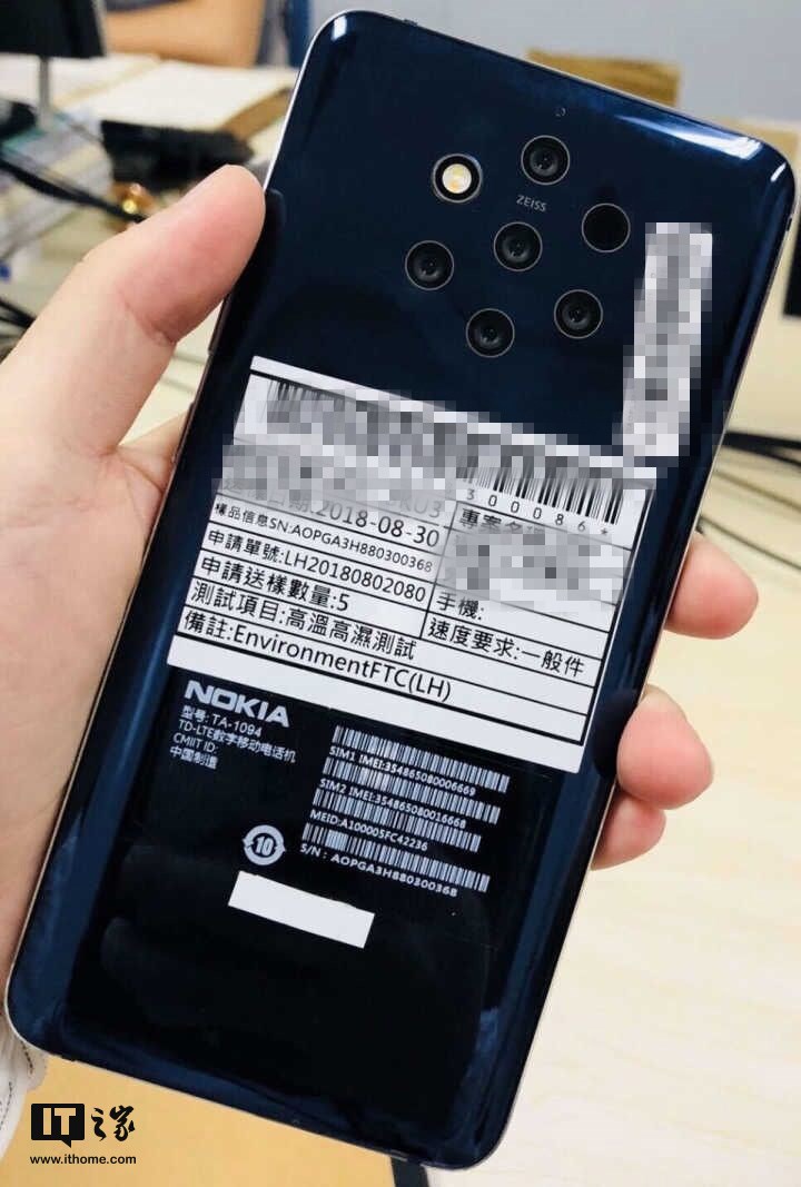 هاتف Nokia المزود بخمس كاميرات في الخلف يظهر في صورة مسربة واقعية جديدة