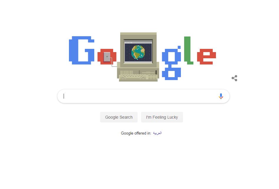 جوجل يحتفل بالذكرى الـ30 لانطلاق الشبكة العنكبوتية العالمية