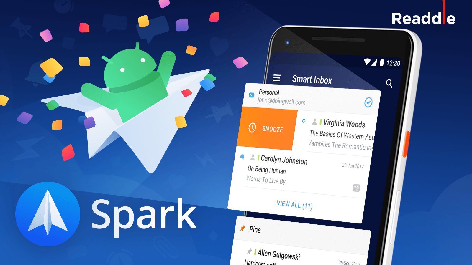 تطبيق البريد الإلكتروني Spark يصل أخيرًا لمنصة الأندرويد