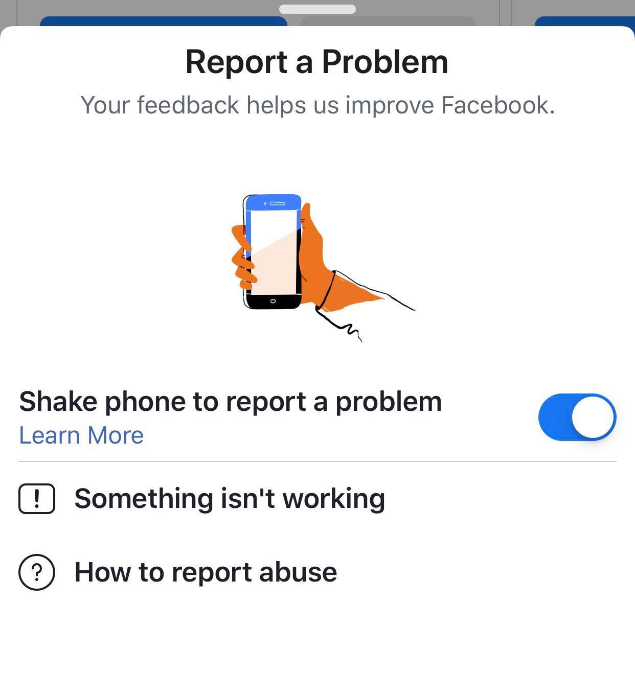 "هز موبايلك".. ميزة جديدة من فيس بوك للإبلاغ عن المشاكل