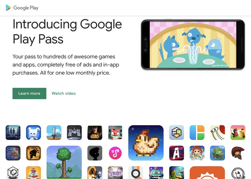 جوجل تضيف 37 تطبيقا جديدا لخدمة الألعاب Play Pass