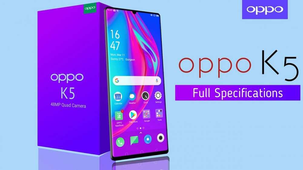 مواصفات OPPO K5 أول هاتف يستخدم تقنية VOOC 4.0 Flash