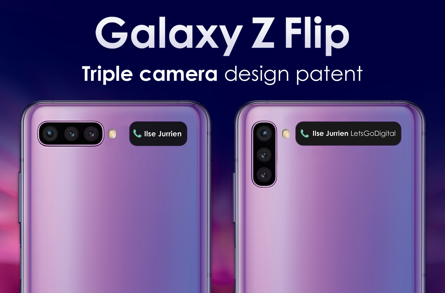 براءة إختراع جديدة تقترح قدوم Galaxy Z Flip 2 مع ثلاث كاميرات في الخلف
