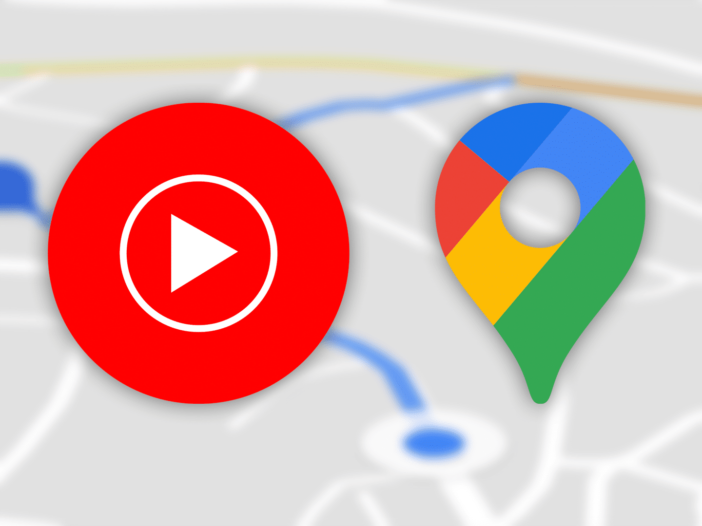 كيفية التحكم بتطبيق يوتيوب ميوزيك من داخل خرائط جوجل