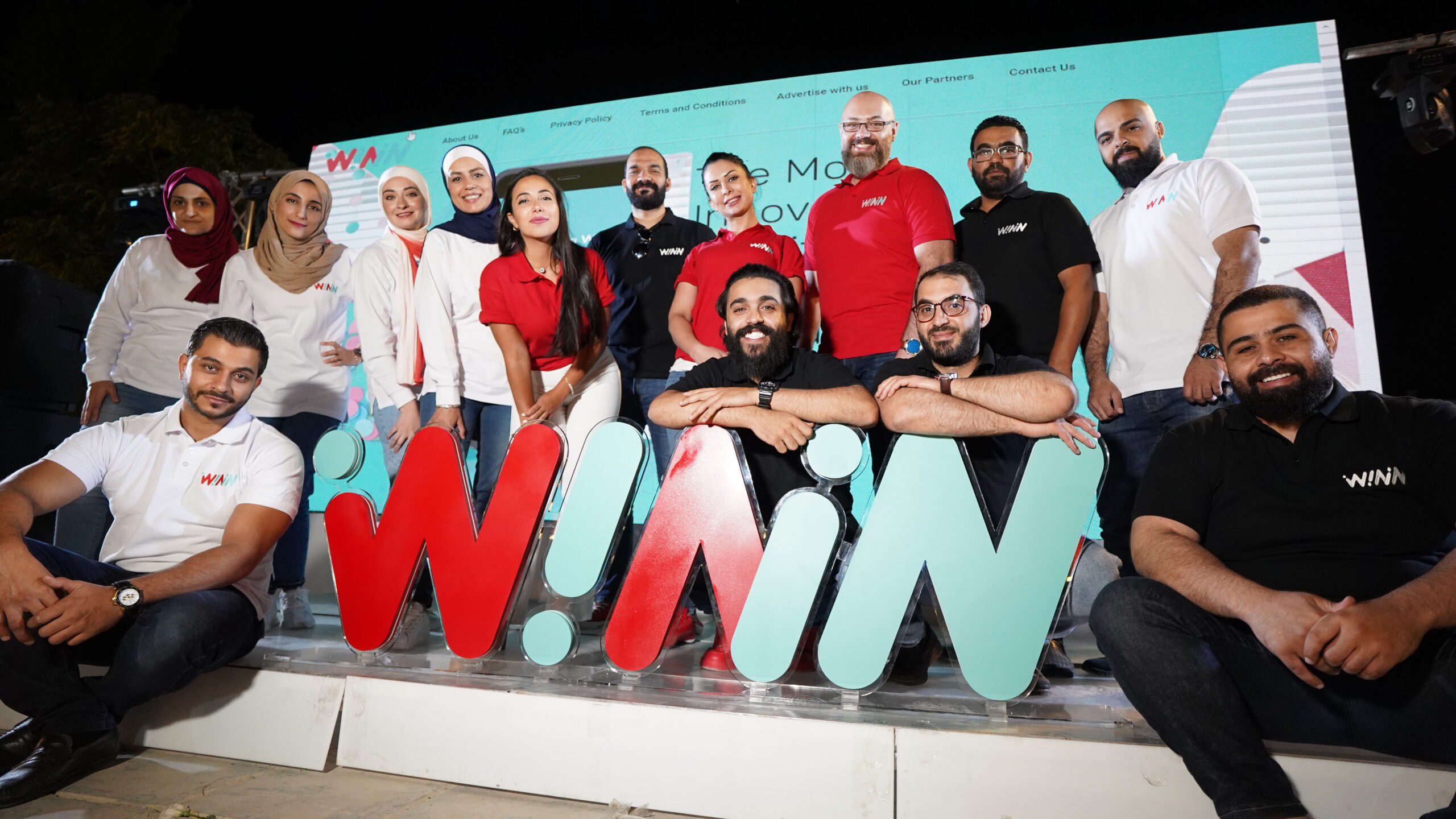 شركة A.R.E.A. تطلق تطبيقها الجديد WININ في 12 دولة عربية