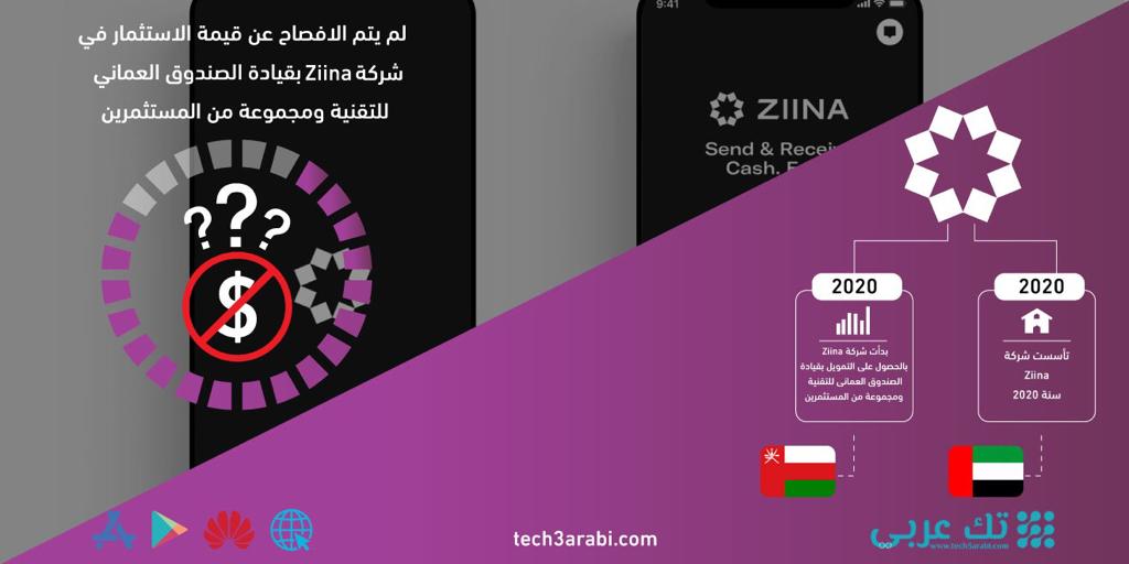 “Ziina” تغلق جولة استثمارية بقيادة الصندوق العماني للتكنولوجيا