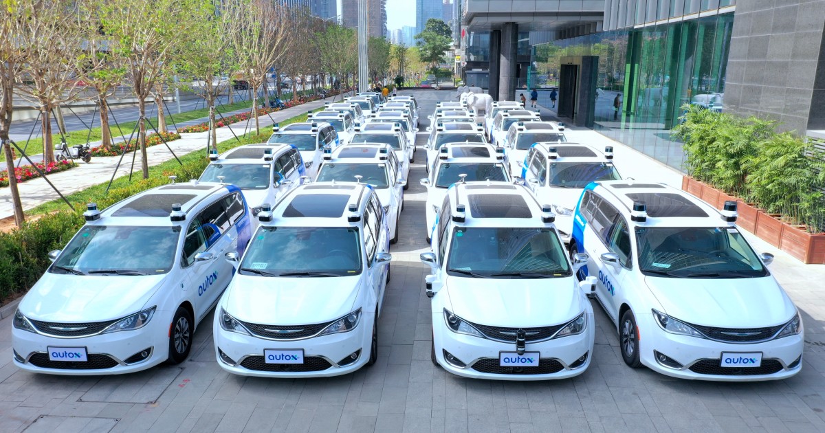 AutoX تطرح سيارات الأجرة الآلية في الصين