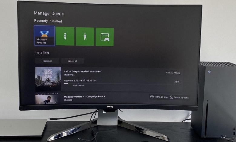 كيفية تحسين سرعة تنزيل الألعاب في جهازي Xbox Series X و Xbox One