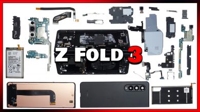 إصلاح هاتف Galaxy Z Fold 3 أصبح صعبًا