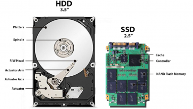 أبرز الاختلافات بين الهاردات HDD و SSD