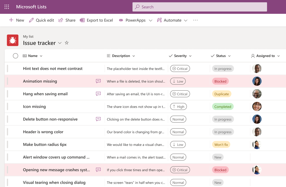 مايكروسوفت تتيح Microsoft Lists كمعاينة تجريبية