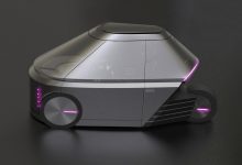 سيارة مستقبلية هجينة بين السيارات والدراجات النارية
