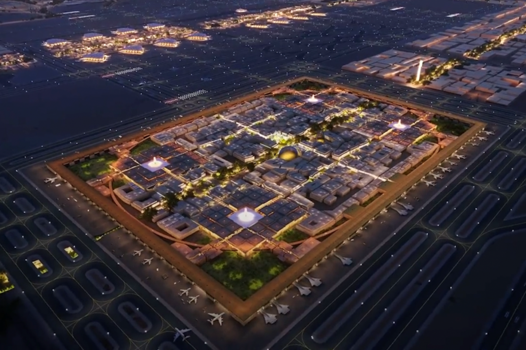 ولي العهد السعودي يطلق مخطط مطار الملك سلمان .. أحد أكبر مطارات العالم