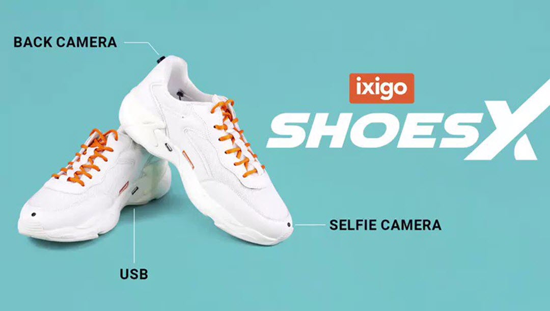إطلاق أول حذاء ذكي في العالم مزوداً بكاميرا ومنفذ شحن USB