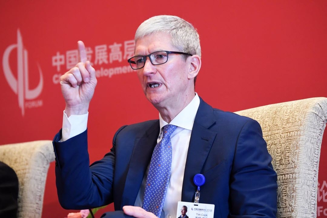 رئيس شركة آبل يقر بالتطور والابتكار التكنولوجي المتسارع في الصين