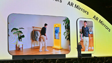 سناب شات تطور مرآة افتراضية في المتاجر لتسهيل عمليات التسوق