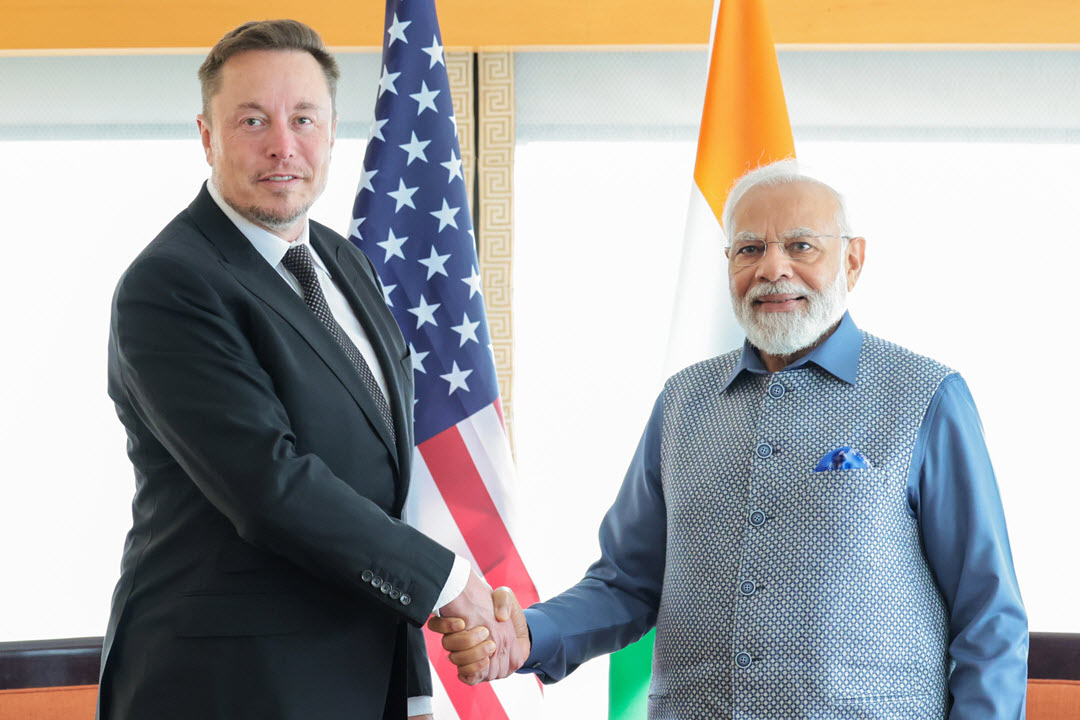 إيلون ماسك يناقش مع رئيس الوزراء الهند استثمارات كبيرة محتملة