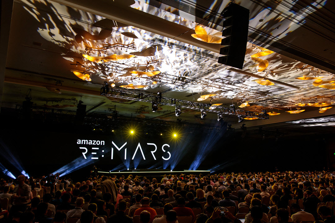 أمازون تحسم موقفها النهائي استضافة مؤتمر "re:MARS" للتقنيات المتطورة