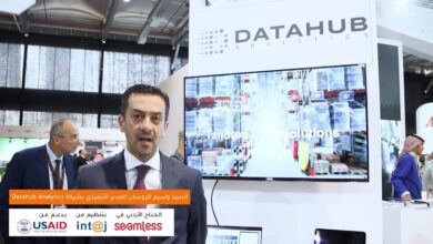مقابلة فريق تك عربي مع السيد وسيم الروسان الرئيس التنفيذي لشركة Datahub Analytic على هامش معرض سيملس