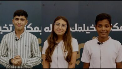 مقابلة فريق تك عربي مع مجموعة من الطلاب، على هامش فعاليات المخيم التدريبي لمعرض علماء الغد الوطني