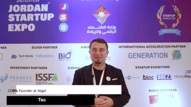 مقابلة فريق تك عربي مع السيد أحمد طوافشة على هامش مؤتمر ومعرض الشركات الناشئة الأردنية