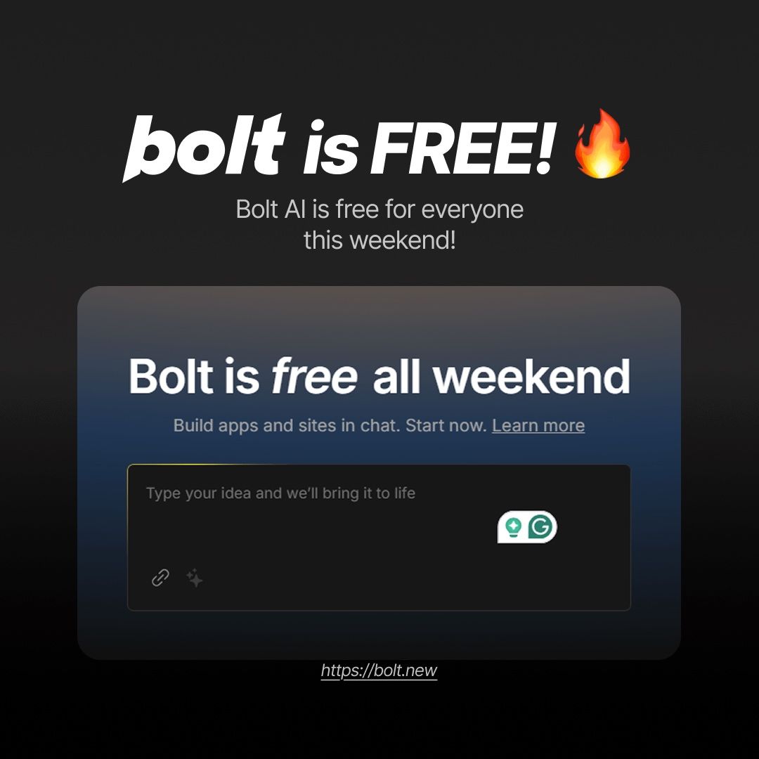 موقع Bolt يتيح الوصول المجاني مع زيادة ضخمة في التوكنات لفترة محدودة