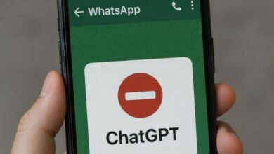 OpenAI تعلن إيقاف ChatGPT داخل واتساب مطلع 2026 بسبب تغييرات سياسات ميتا