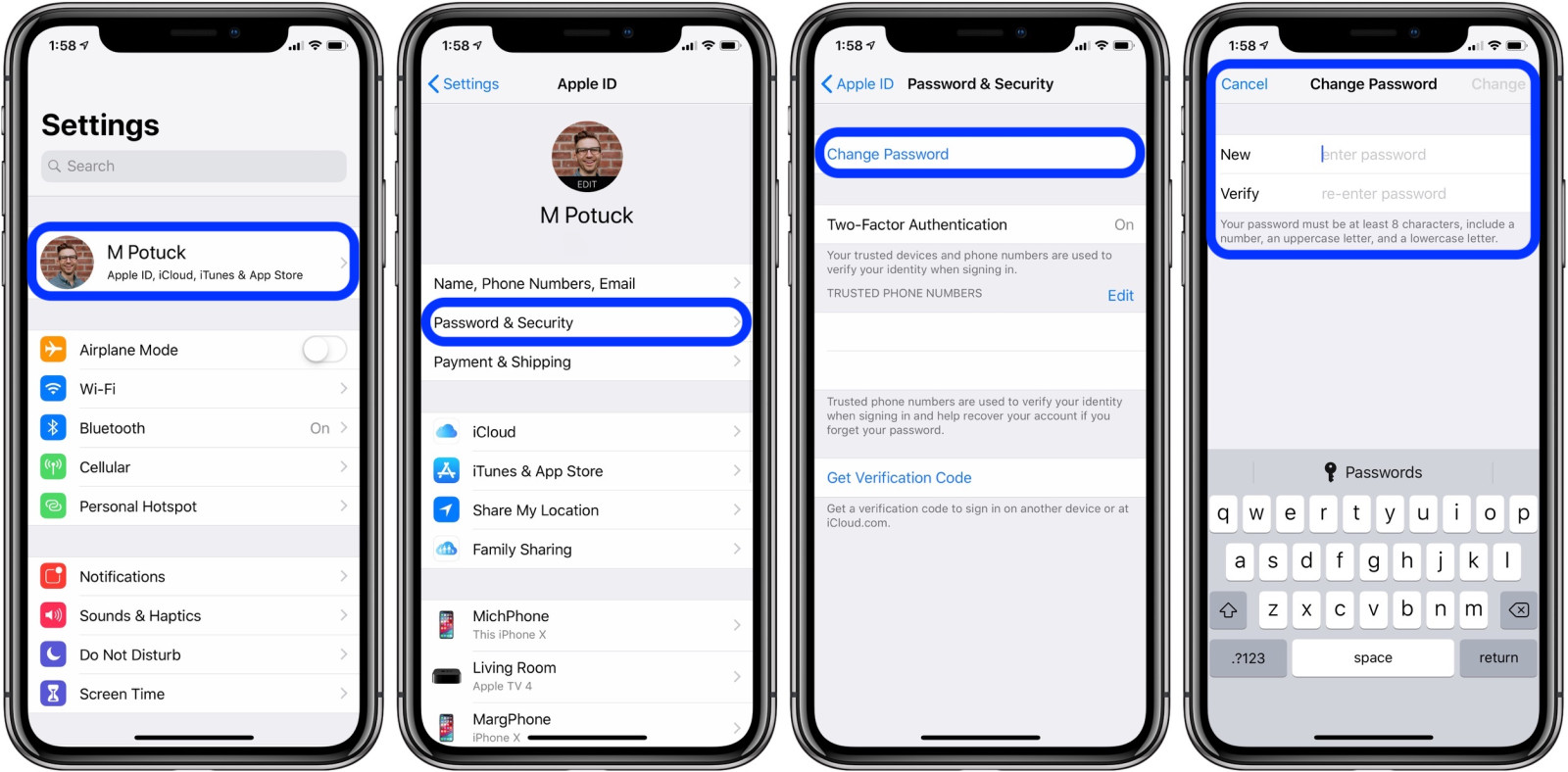 طريقة تغيير كلمة مرور حساب Apple بسهولة على جميع الأجهزة