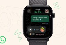 ميتا تُطلق تطبيق واتساب رسميًا لساعات آبل الذكية مع مزايا متكاملة للتواصل