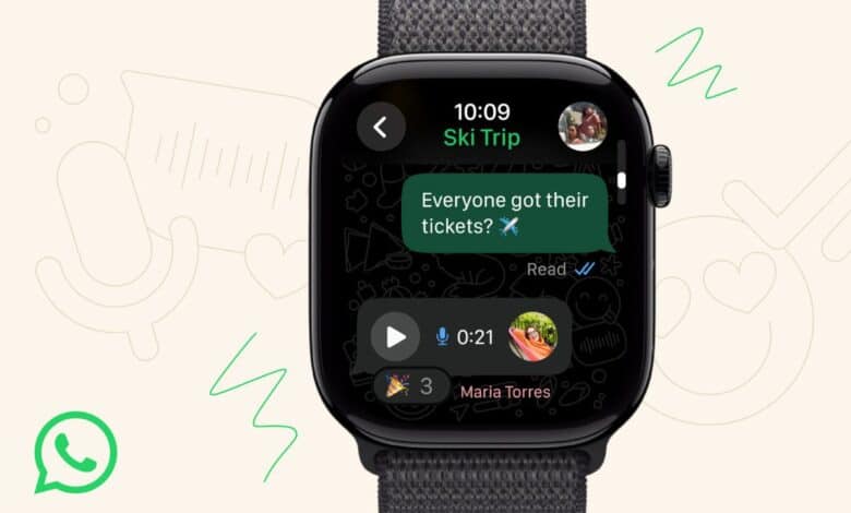 ميتا تُطلق تطبيق واتساب رسميًا لساعات آبل الذكية مع مزايا متكاملة للتواصل