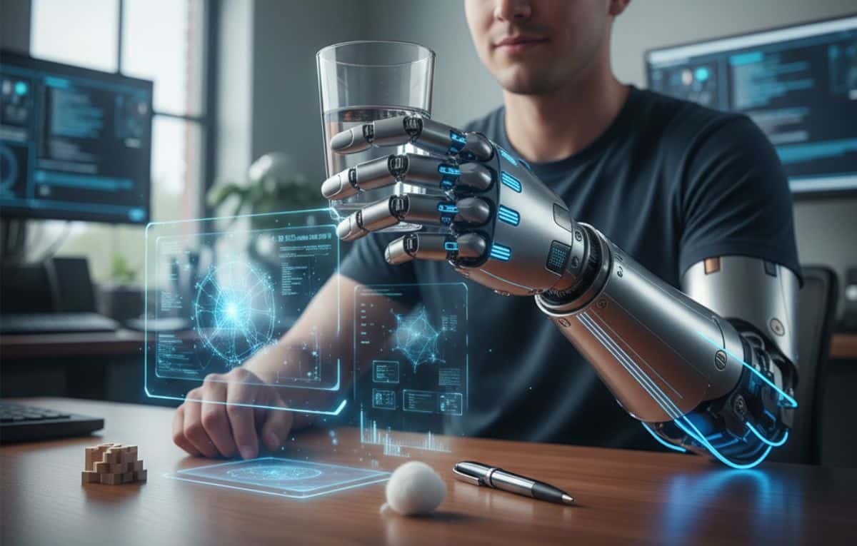 يد بيونيكية مدعومة بالذكاء الاصطناعي تُعيد الإمساك الطبيعي وتخفف العبء الذهني عن مبتوري الأطراف