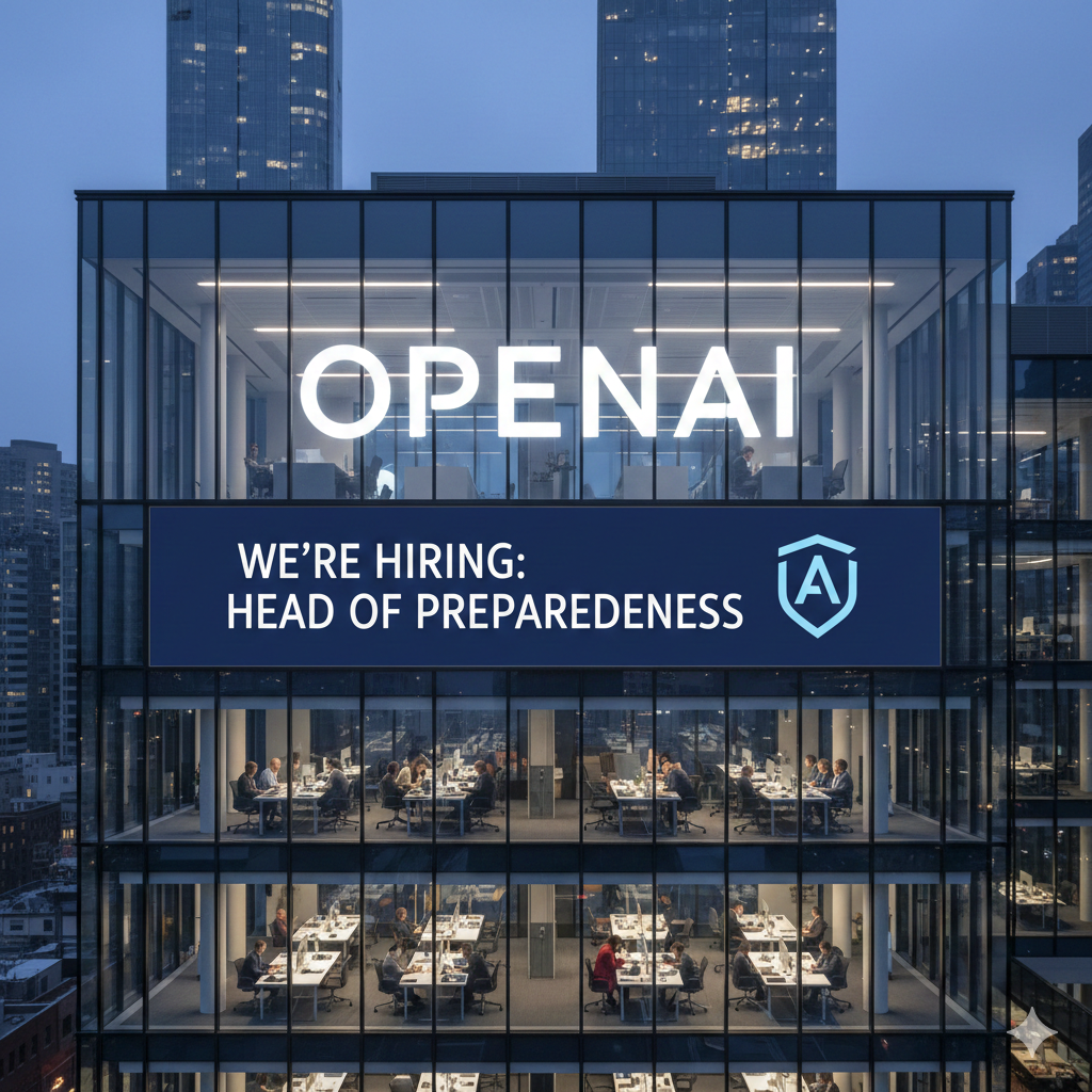 OpenAI تعلن عن وظيفة قيادية لدراسة المخاطر الناشئة للذكاء الاصطناعي