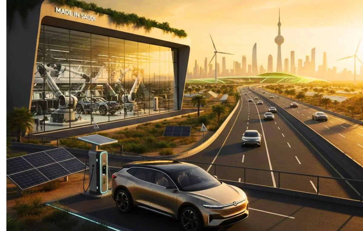 السعودية تسرّع التحول نحو صناعة السيارات الكهربائية: مراكز ابتكار ومصانع محلية تدعم رؤية 2030