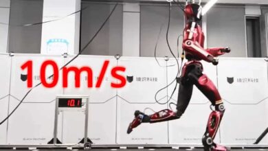 روبوت صيني بشري يركض بسرعة 10 م/ثانية… إنجاز غير مسبوق في الميكانيكا الحيوية