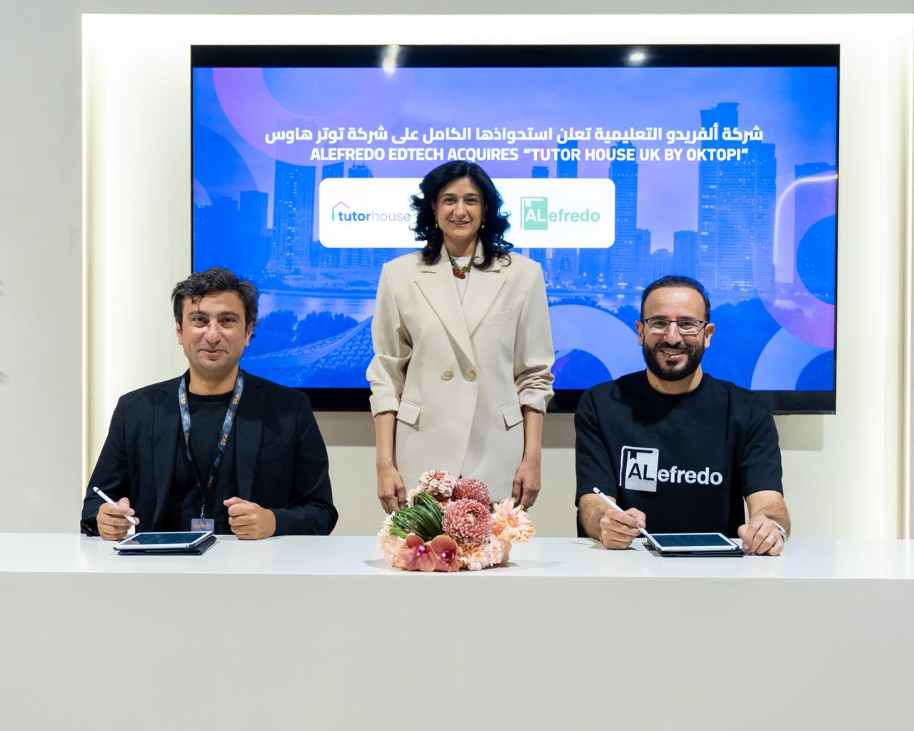 ألفريدو التعليمية تستحوذ على شركة توتر هاوس Tutor House البريطانية لبناء منصة تعليمية موحّدة لمنطقة أوروبا والشرق الأوسط: دمج المحتوى الرقمي مع المعلمين لتعزيز تجربة التعلّم المدعومة بالذكاء الاصطناعي